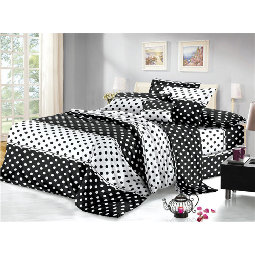 New Cheap Custom Striped Dot Polyester Bed Covers