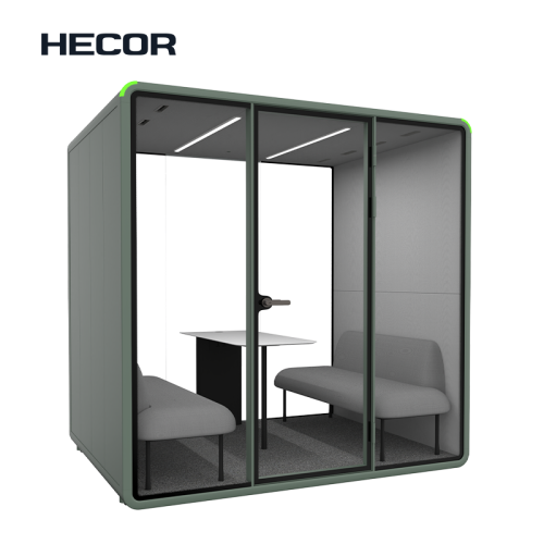 Pod de conférence économe en énergie pour quatre personnes