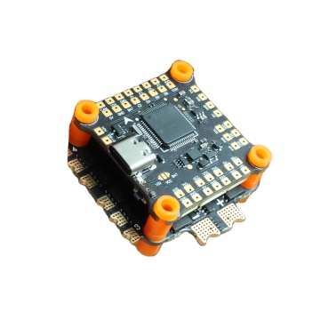 30.5x30.5mm HAKRC F4 V2 Flight Controller Stack with 50A, Gyro, Barometer, and Dual BEC for FPV Freestyle Drones - 3-6S Compatibility