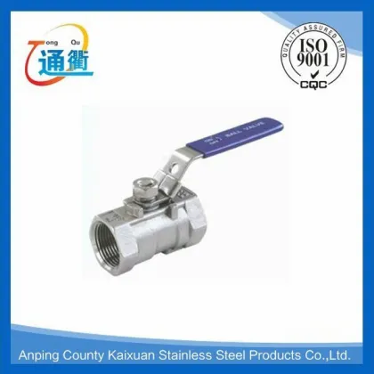 femae threaded stainless steel 1pc hexagonal ball valve