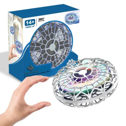Upgrade Magic Flying Hover Ball UFO Toy with Light and Boomerang Functionality - Perfect Outdoor Flying Spinner
