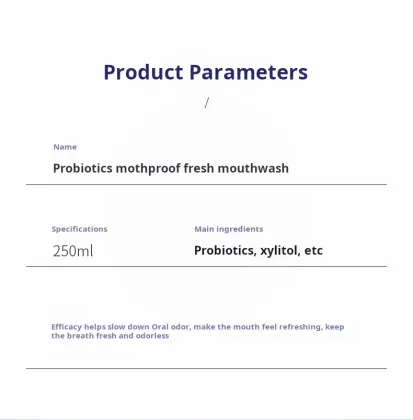 North China Pharmaceutical Probiotic Anti-moth Mouthwash