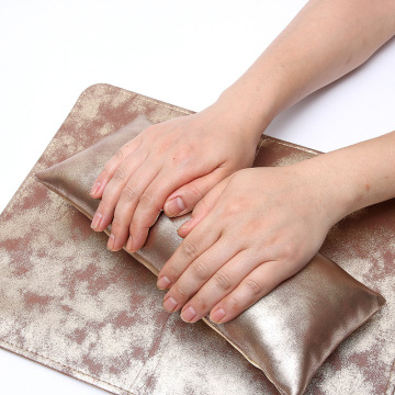 Qianya 2024 Arm Rest Hand Pillow Set & PU Leather Pillow Cushion for Nail Hand Holding