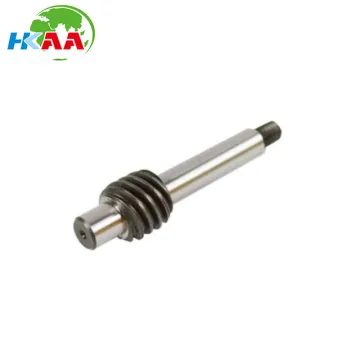 OEM precision CNC machining steel engine vertical worm shaft for lawn mower