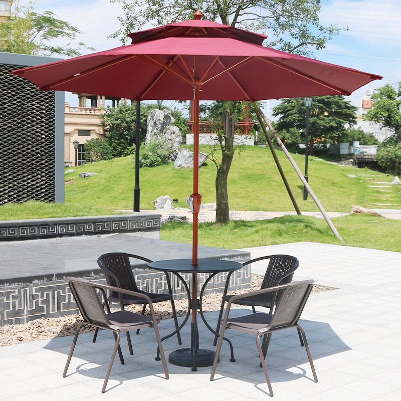 Umbrella Table Integrated Design Jpg