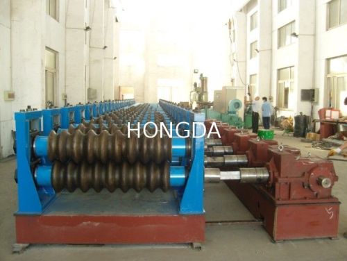 Steel Pipe Making Machine For Culvert , Double Layer Roll Forming Machine