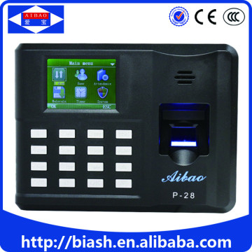 cheap price portable fingerprint time attendance machine system