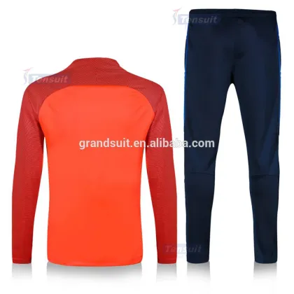 Best selling group tracksuit thai qiality football uniforms design your own logo soccer jersey set long sleeve