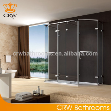 With stainess steel support rod pivot door bath glass panel door UPC SGCC