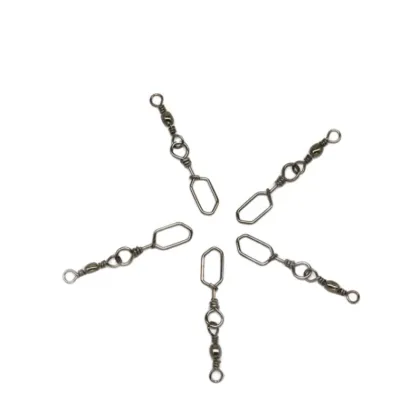 Barrel Swivel with Square Snap: Essential Fishing Tackle Accessory for Carp Fishing