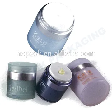 round shape SAN airless jar