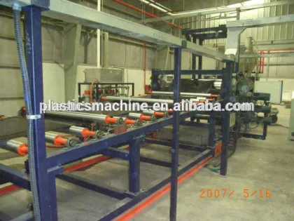PP double-direction geogrid making machine