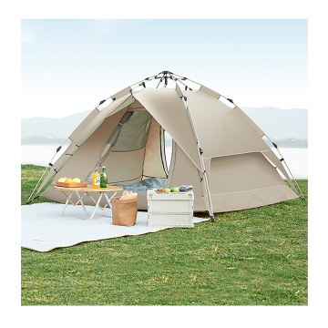 100pcs Customized logo Wholesale High Quality Waterproof Automatic Pop Up Tent Outdoor 3-4 People Camping Tents