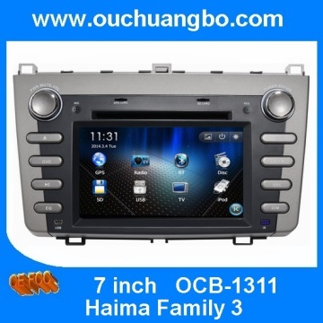 Ouchuangbo Auto Multimedia DVD Player for Haima Family 3 GPS Navigation iPod USB