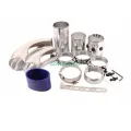 Kit di tubi di aspirazione dell'aria universale in alluminio