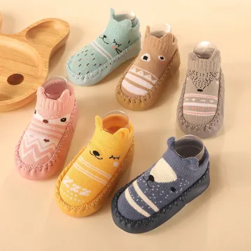 Wholesale Fall Winter Cute Soft Sole Anti-Slip Infant Shoe Socks