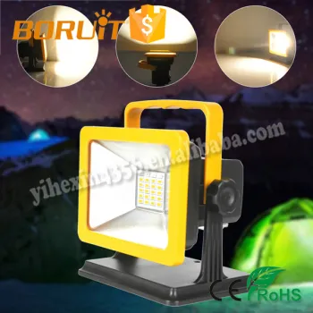 Super Bright 15W 24 LED Waterproof Floodlights with SOS Mode Built-in Rechargeable Lithium Batteries Emergency Lights