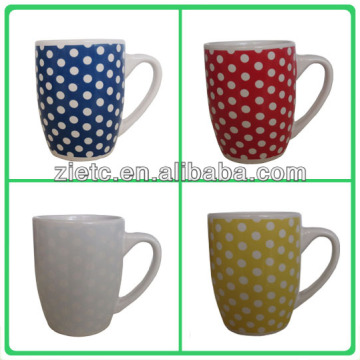 ceramic cup with dots design/coffee cup/milk cup