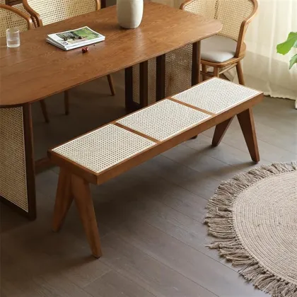 Garden Wood Rattan Outdoor Furniture Benches Patio Chairs