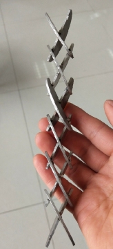 Elemento mezclador estático de flujo turbulento