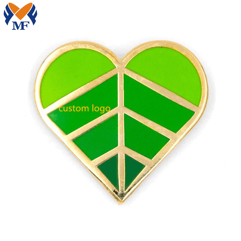 Heart Leaf Enamel Pin