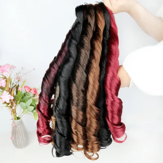 private label customized pony ghana 1b braiding hair wavy  crochet braids