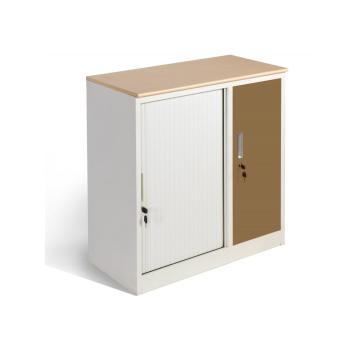 Office Small Metal Storage Cabinet with MDF Top