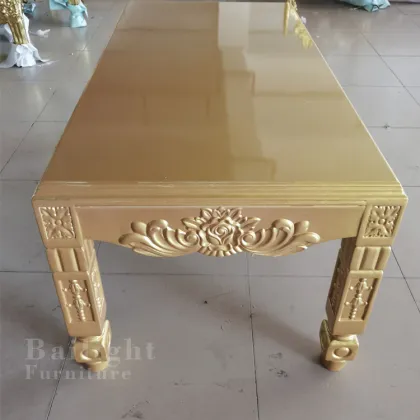 Bailight Pine Wood Farm Wedding Dining Table