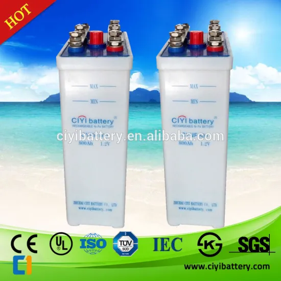 Super Performance Solar Battery 1.2V NiFe Battery 800AH Nickel Iron Battery