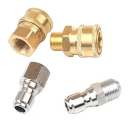 High Quality Copper 1/4" Quick Connector Car Washer Adapter