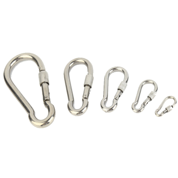 Cangkuk Skru Spring Stainless Spring: Alat yang ideal untuk Berkhemah, Mendaki, Memancing &amp; Perjalanan