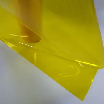 lemon color transparent rigid pvc film