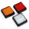 Tire trailer truck Square Red.yBy.Dy.white LED Dakatar da Lights Wuts Dutsen Halin Dutsen Univity