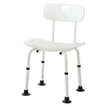 كرسي حمام ذو ثبات ملولب مع تصميم مانع للانزلاق