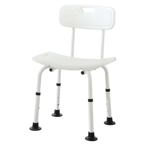 كرسي حمام ذو ثبات ملولب مع تصميم مانع للانزلاق