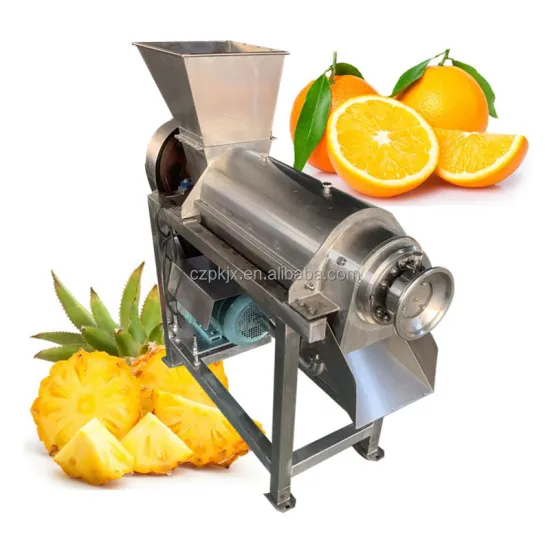 Screw-Powered Fresh Fruit Juice Extractor: Pineapple, Orange, Apple Spiral Press