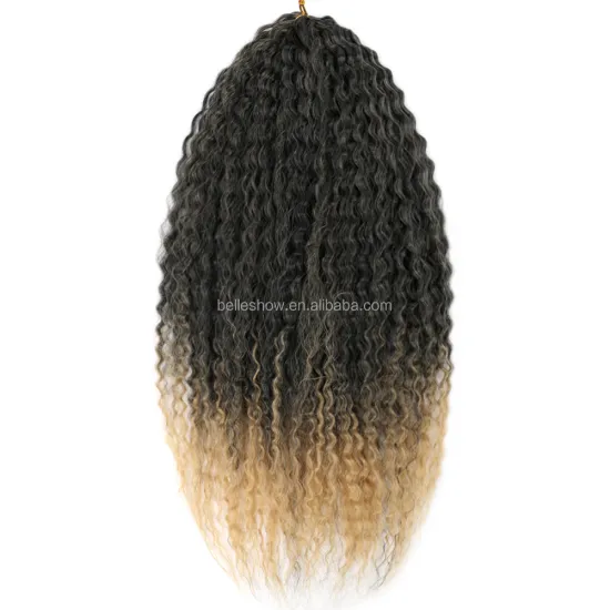 Crochet Hair Afro Kinky Curly Synthetic Ombre Crochet Braiding Hair Extensions Marley hair