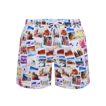 Quick Dry Printed Swim Trunks Beach Wear Shorts