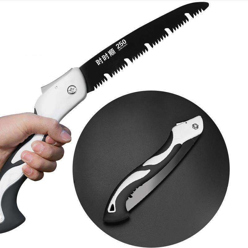 High Quality Warehouse Outdoor Portable Camping Garden branch pruning saw tree folding blade hand saw steel handsaw