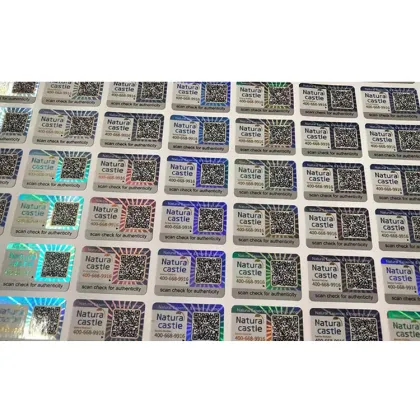 Custom Holographic Laser Anti-Counterfeiting Security Sealing Labels