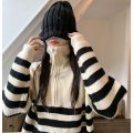 Women Loose Sweaters Long Sleeve High Neck Pullover