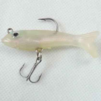 Artificial Soft Bait 6cm/7g Swim Bait Plastic Lure for Fishing