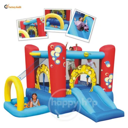 Happy hop Inflatable Play Center-9214 Bubble 4 in 1 Play Center
