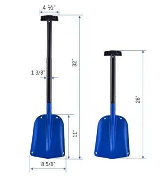 Compact Aluminum Car Snow Shovel
