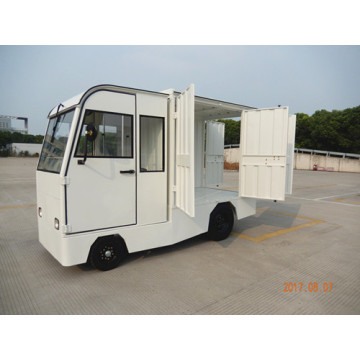 Economic Electric Box Truck with Closed Cab