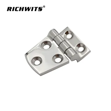 Heavy Duty Stainless Steel 316 Flush Mount Short Side Hatch Stainless Marine Boat Seat Hinges Boat