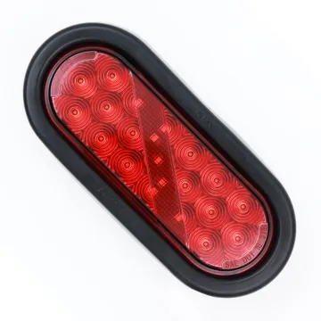 Three color combination of LED flat circular automobile tail lamp, truck flat signal lamp
