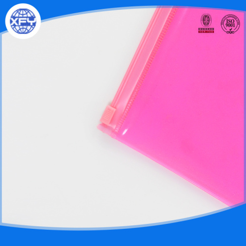 Wholesale Printing PVC Zipper Opening Plastic Bag