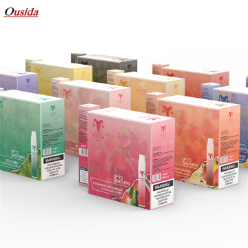 Disposable Vape IQTE Heart 1500 Strawberry Banana