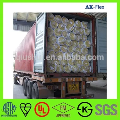 Thermal insulation long thin fiberglass glass wool insulation